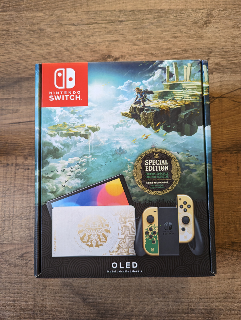 Nintendo Switch OLED Legend of Zelda edition
