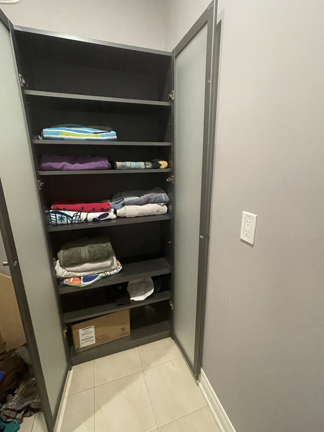 Grey Bookshelf with doors image indicator(2)