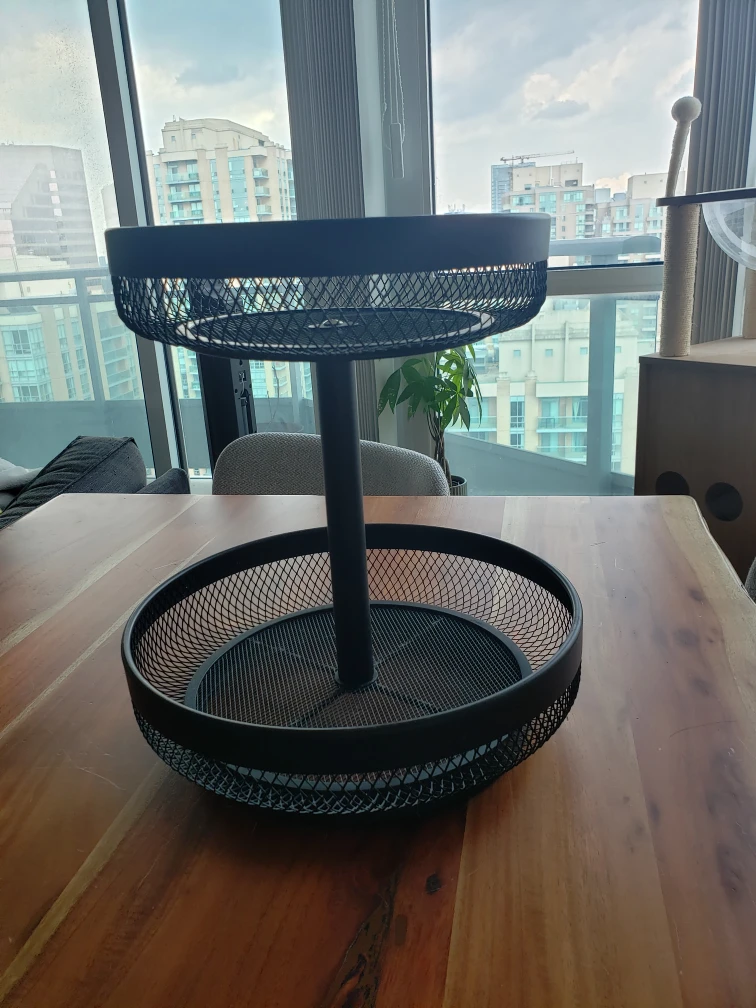 2 tier fruit basket