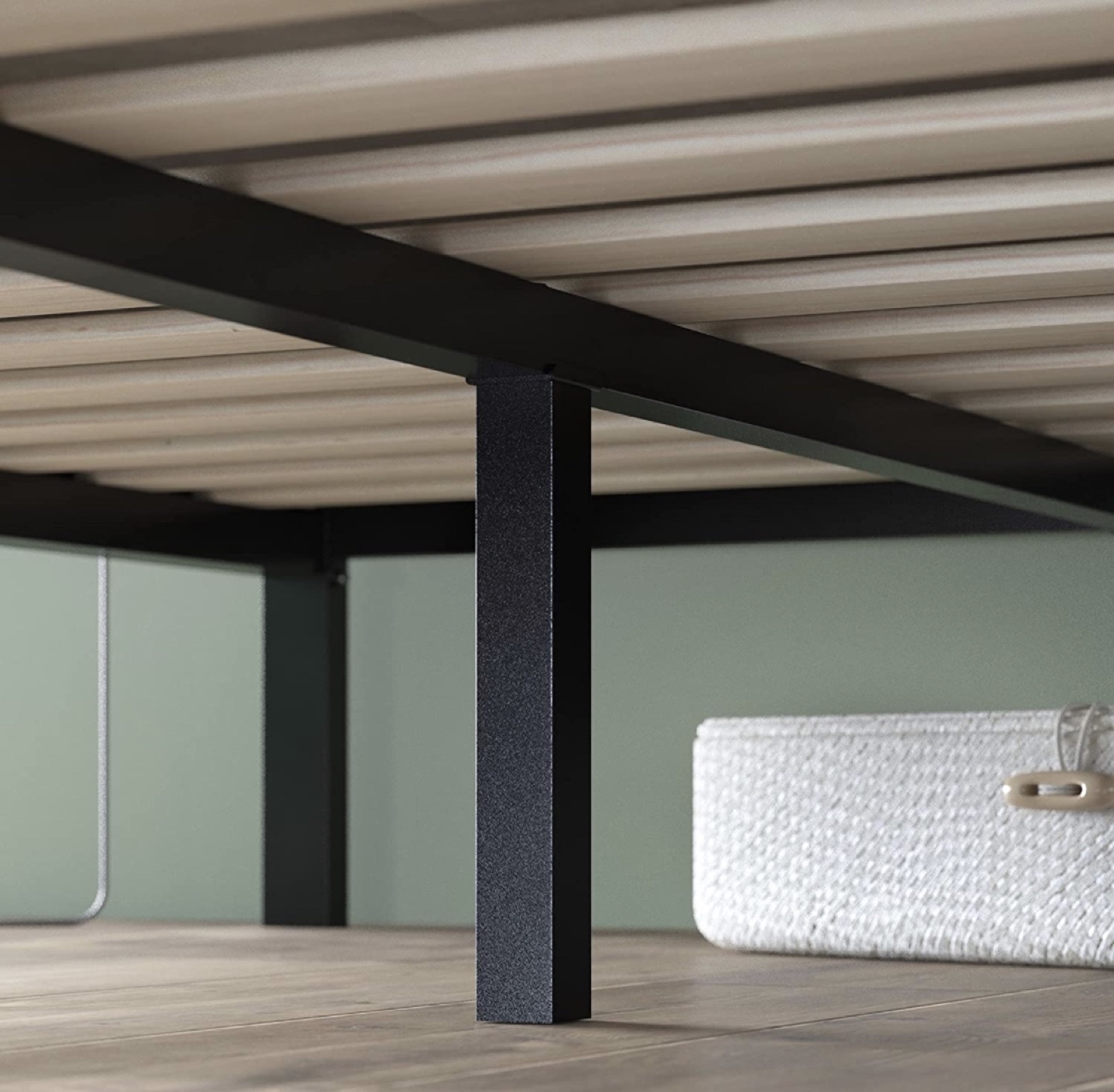 ZINUS Mia Metal Platform Bed Frame with Headboard, Queen - photo 5