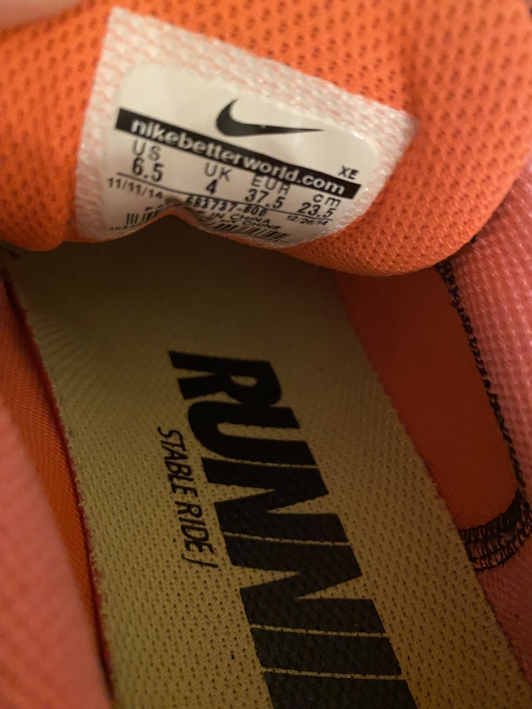 Women’s Nike Zoom Running Shoes Size 6.5 image indicator(3)