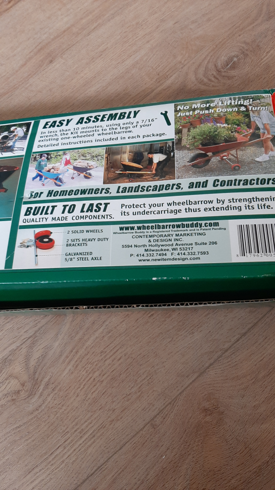 Wheelbarrow Buddy conversion Kit image indicator(2)