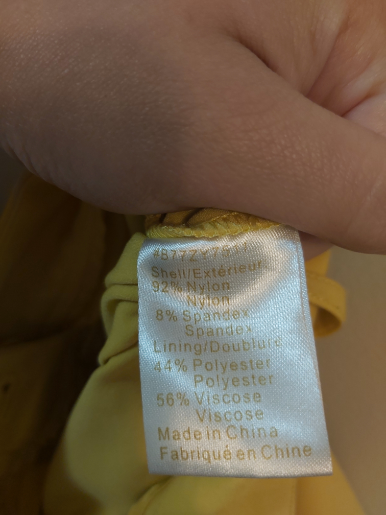 SANDRA ANGELOZZI yellow pants, size medium - photo 5