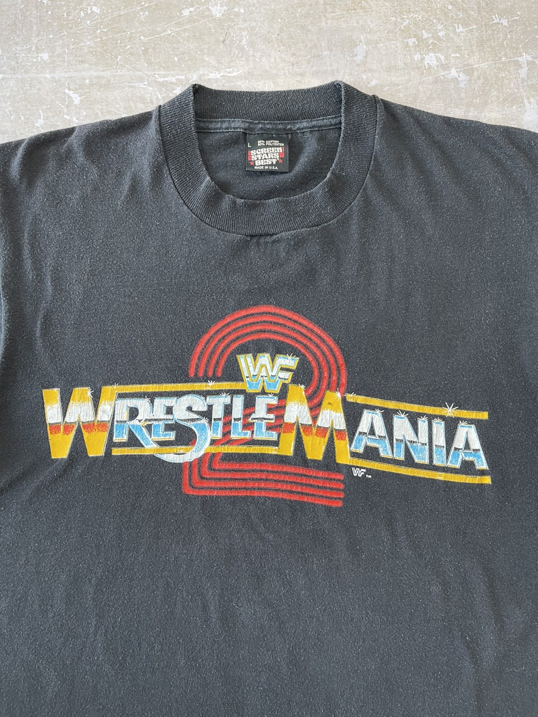 Vintage Wrestlemania 2 Tee WWF WWE - Hulk Hogan 1986 image indicator(4)