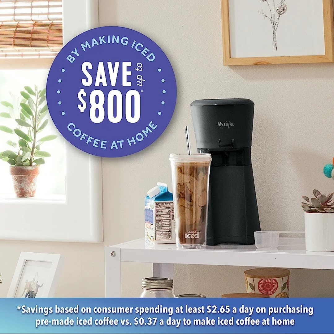 Mr. Coffee Iced Coffee Maker with Reusable Filter image indicator(5)