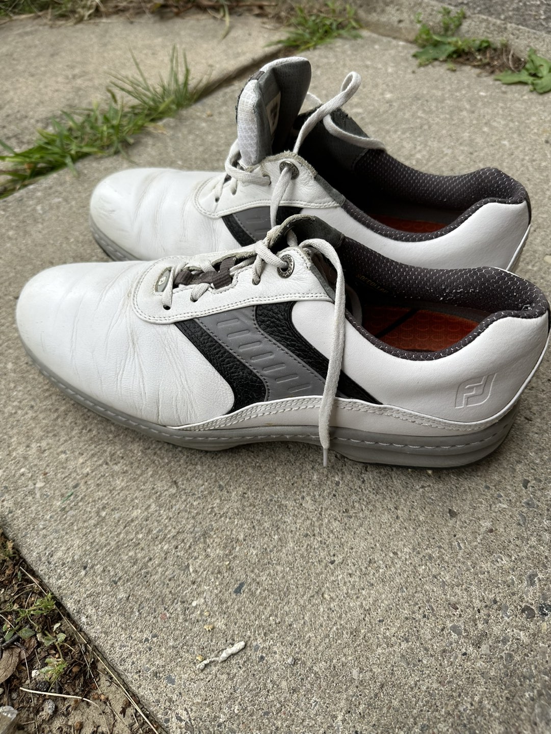 FJ contour Size 12 men leather shoes thumbnail