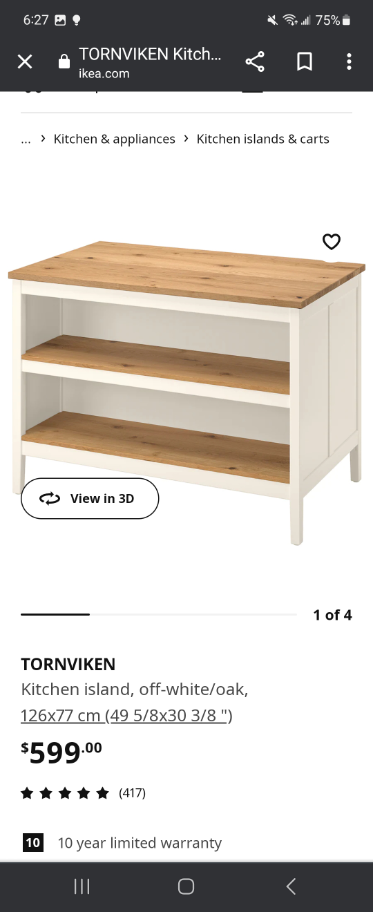 Ikea Island table and chair set - photo 4