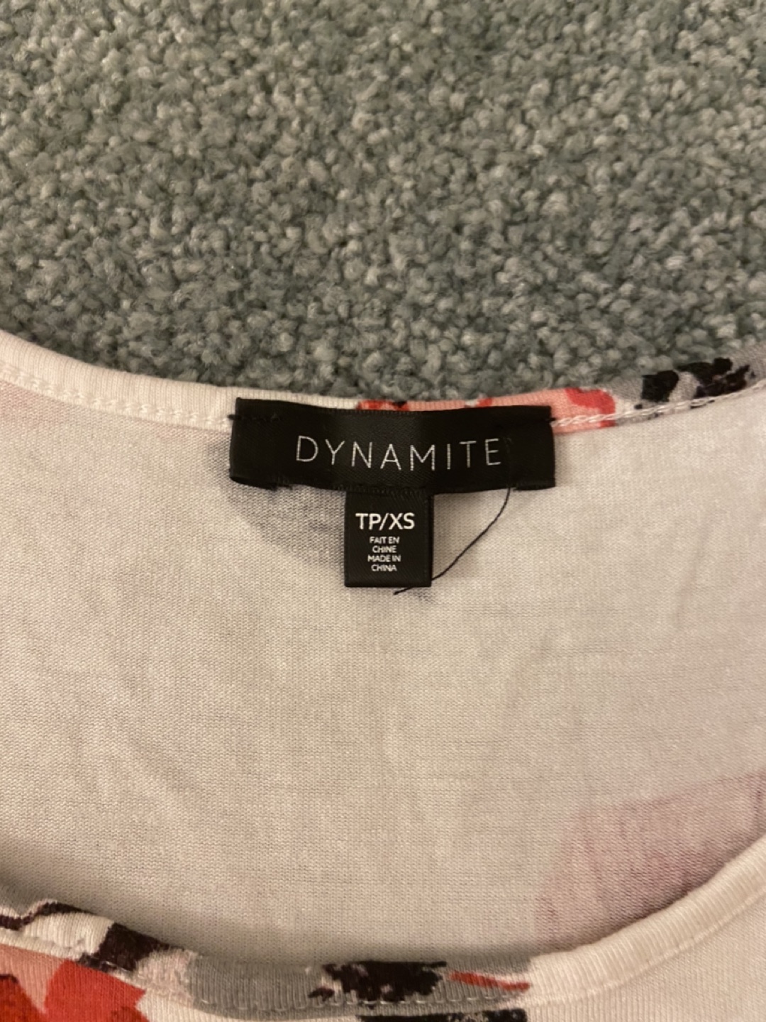 Dynamite Floral Cold Shoulder Shirt (XS-M) 💰 image indicator(3)