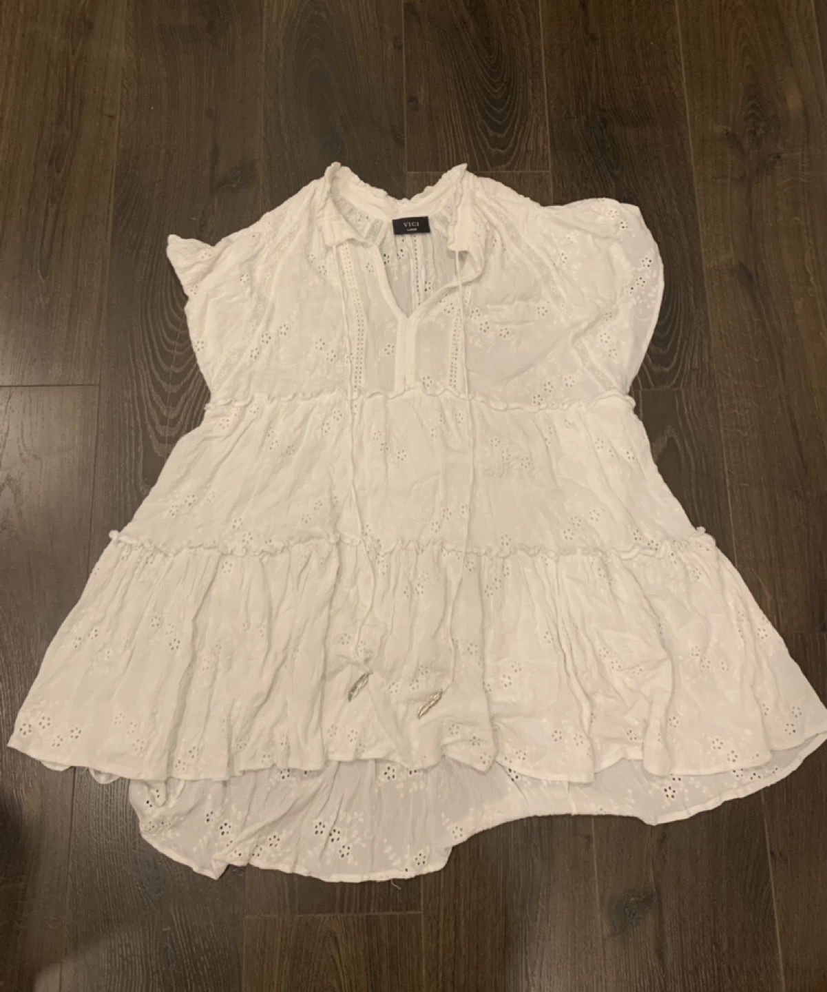Eyelet baby doll dress size L thumbnail