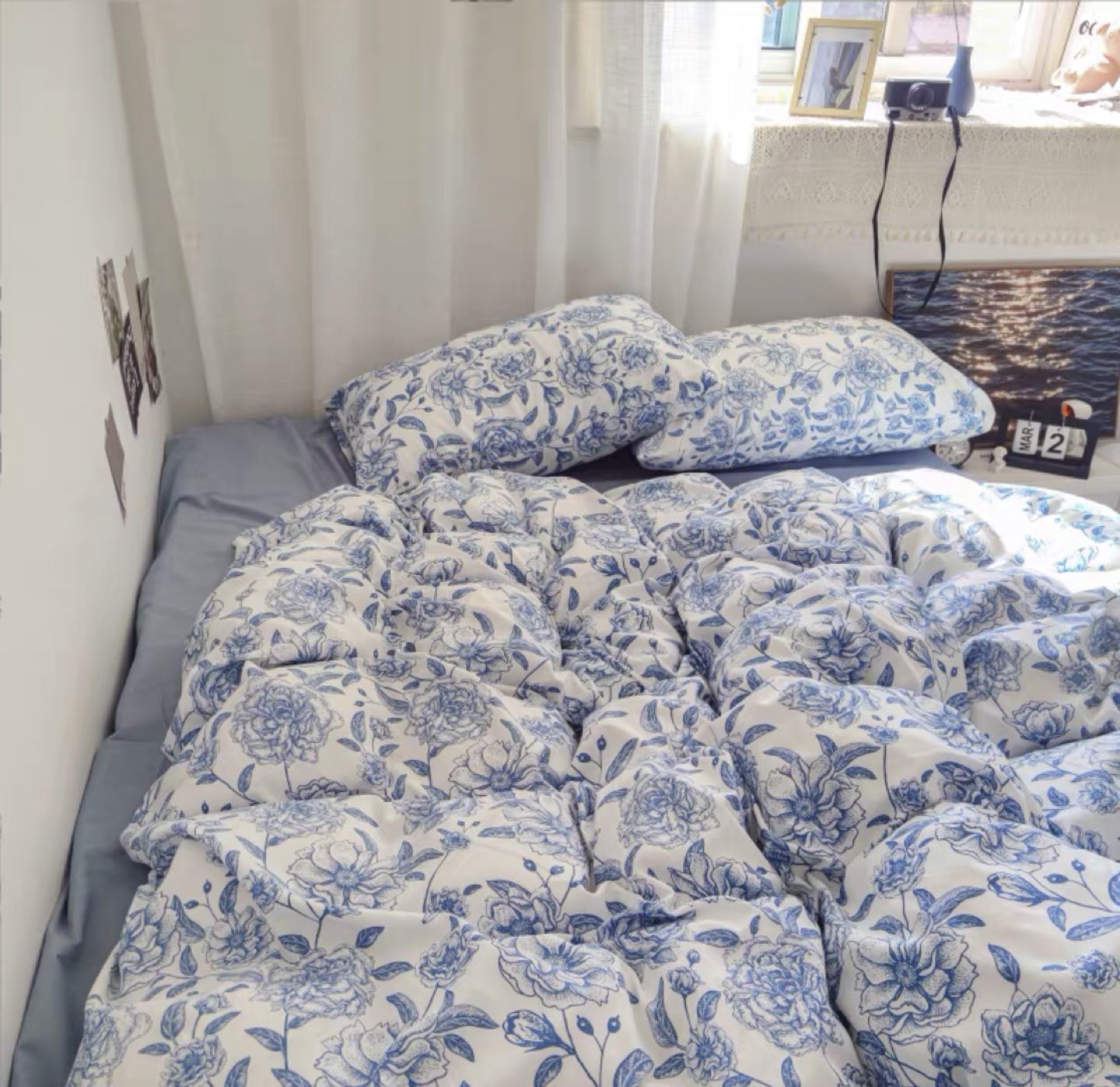 New 4pcs bedding -pillow cases+ duvet cover+ bedding sheet - photo 4