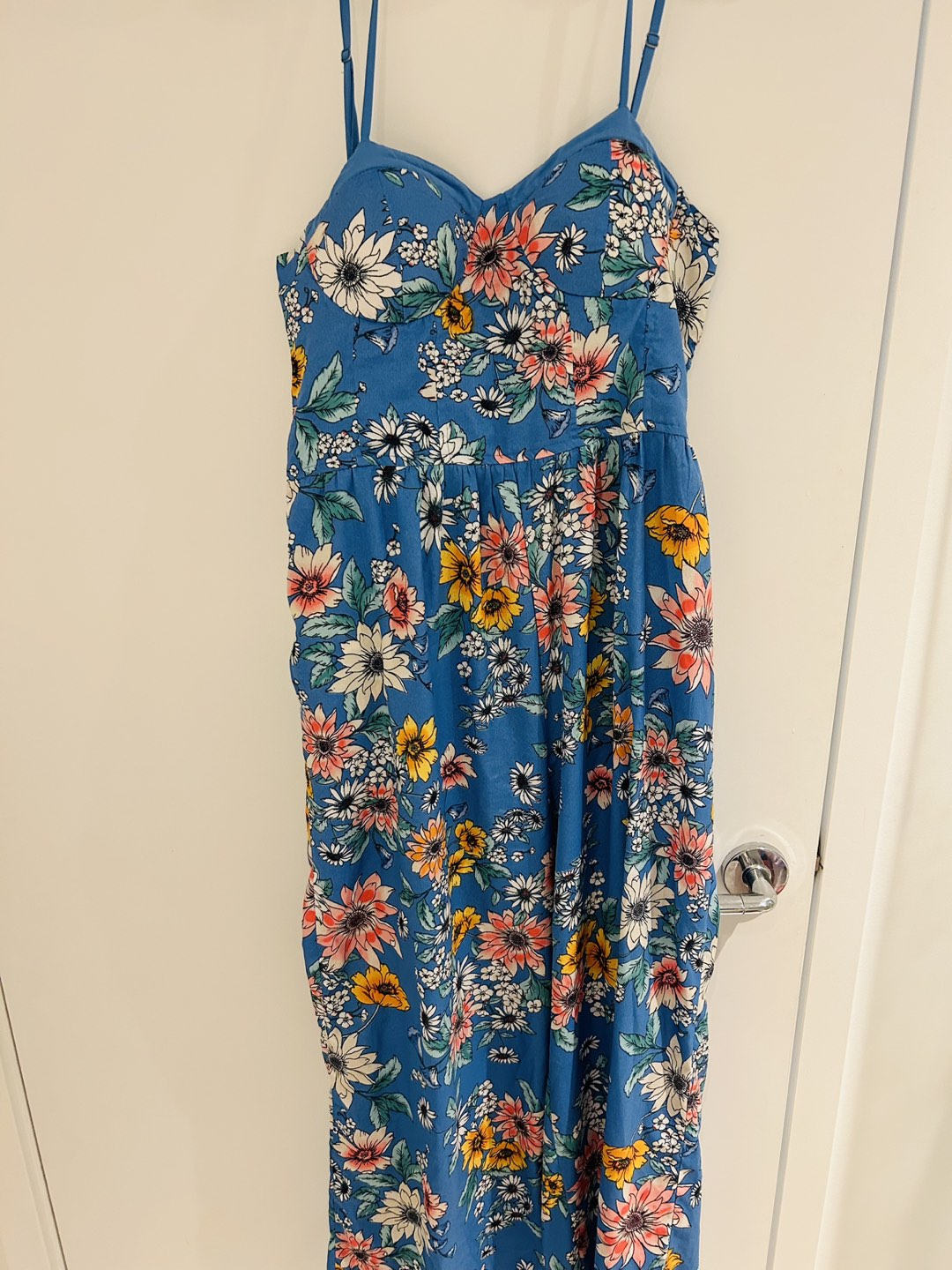 Floral summer jumpsuit (M-L) - photo 2