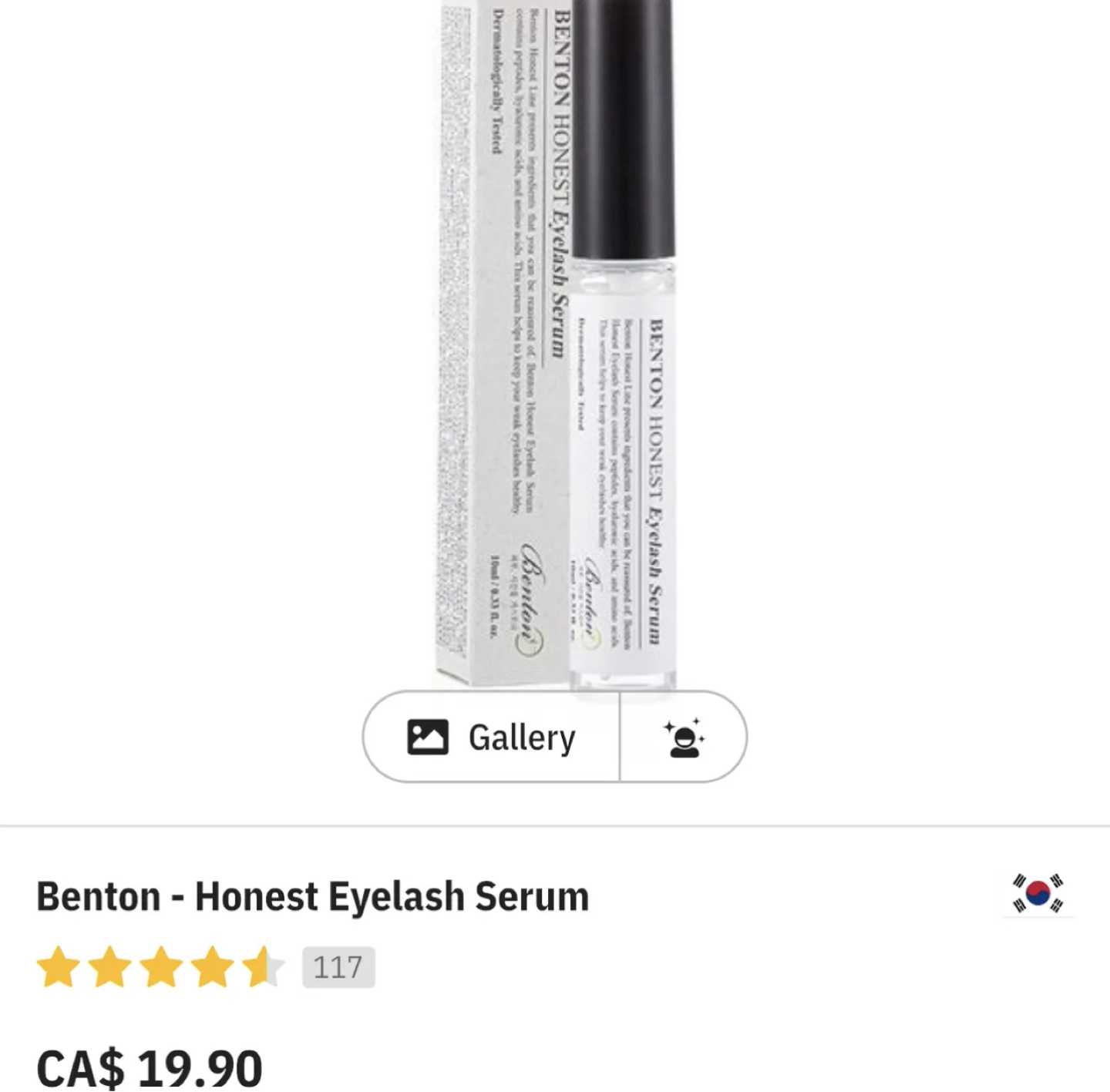 Korean Eyelash Serum