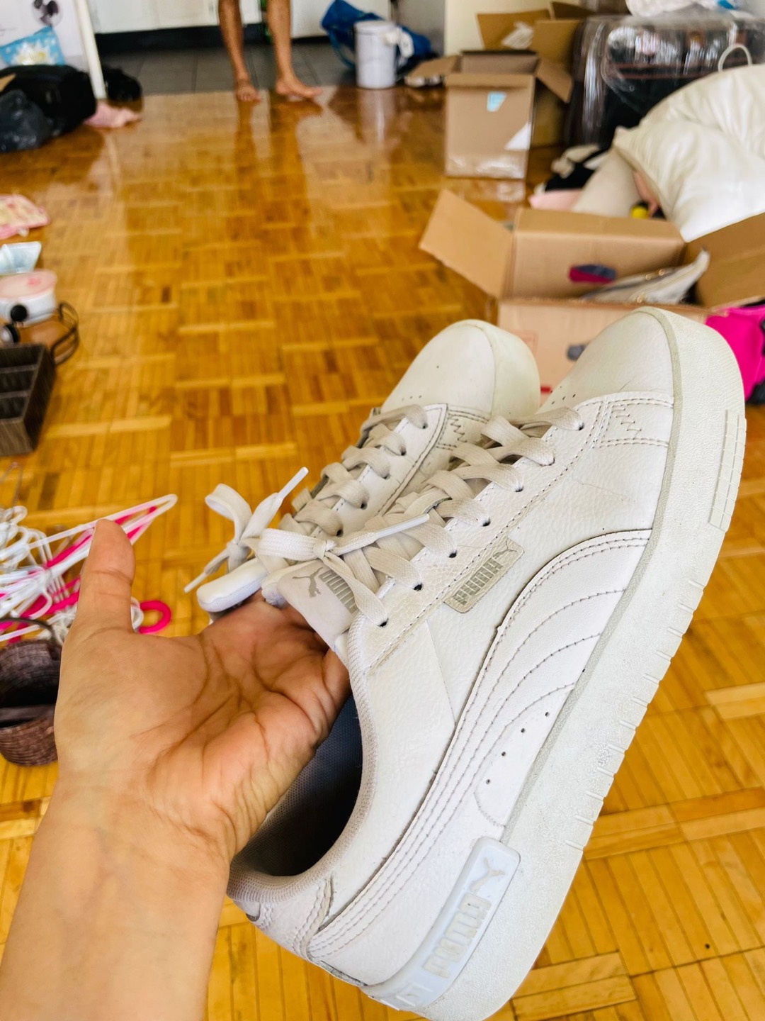 Puma Women’s White Sneakers - size 8.5 - photo 2