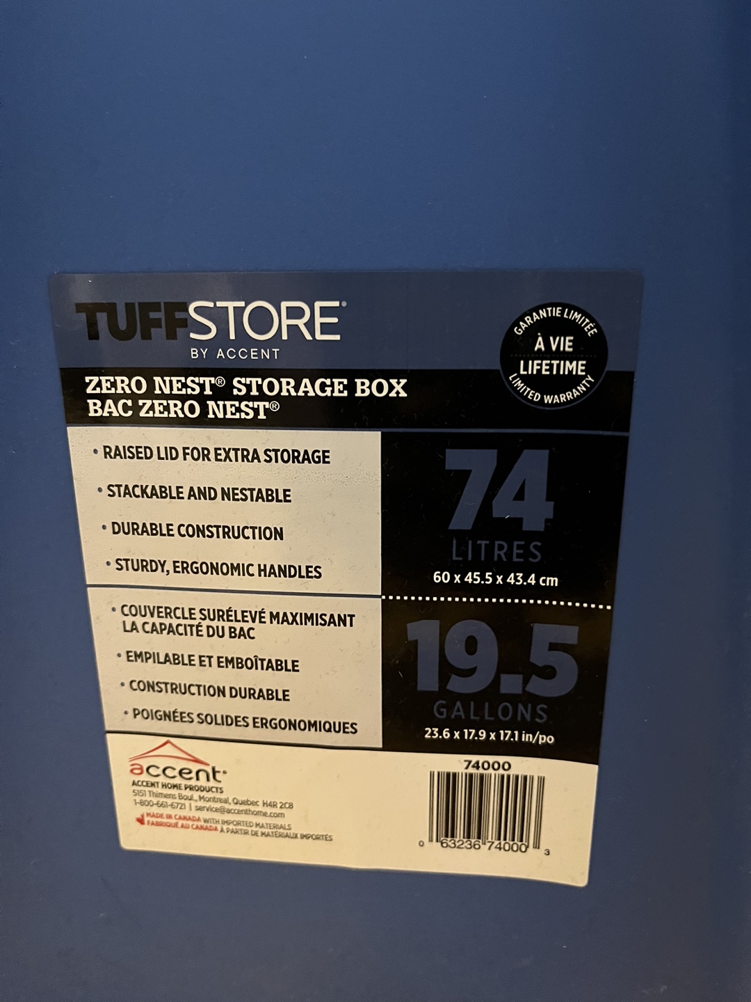 Storage bins(74Ltrs) - photo 2