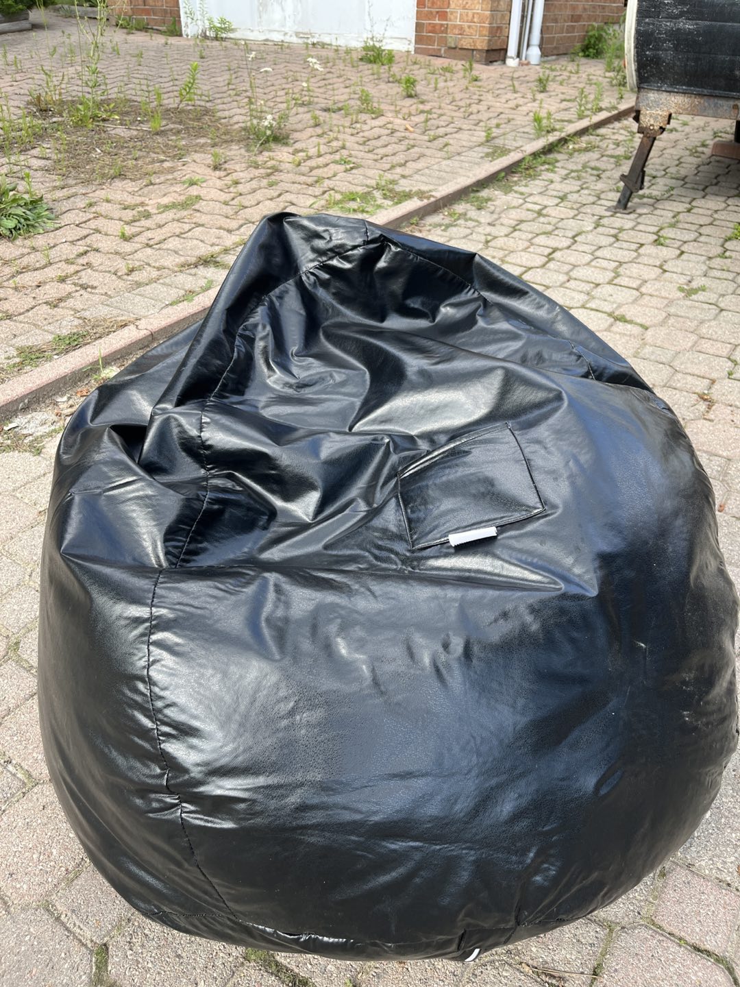 Black Bean Bag Chair - photo 2