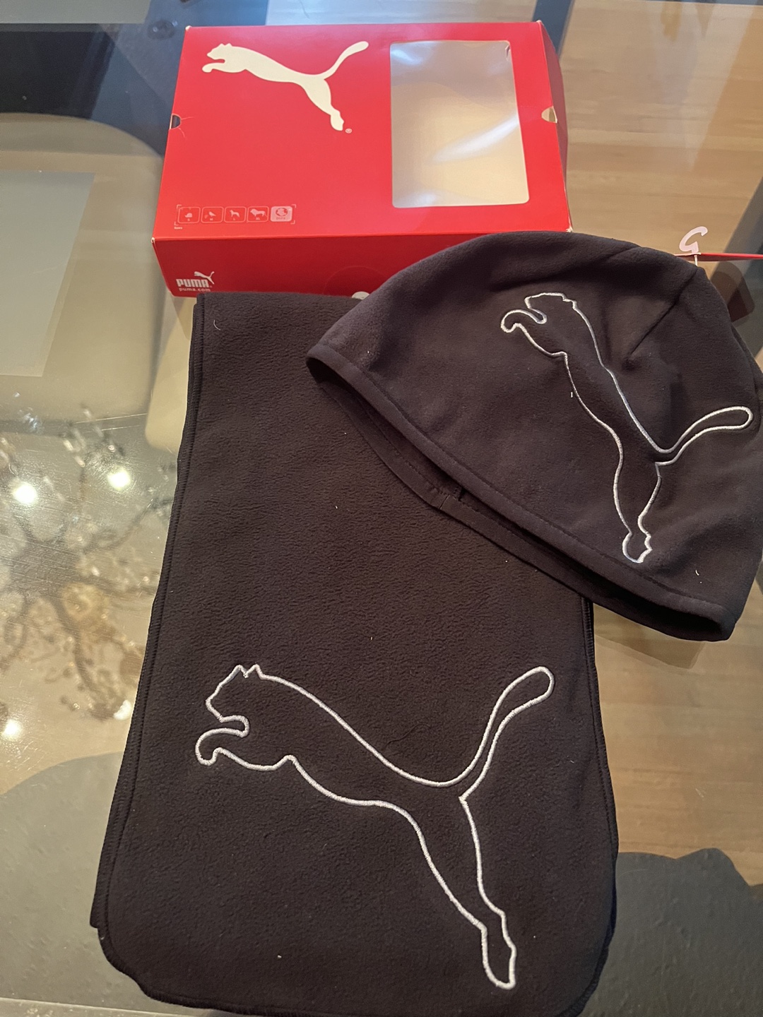 Brand New Puma Set Scarf and Hat thumbnail