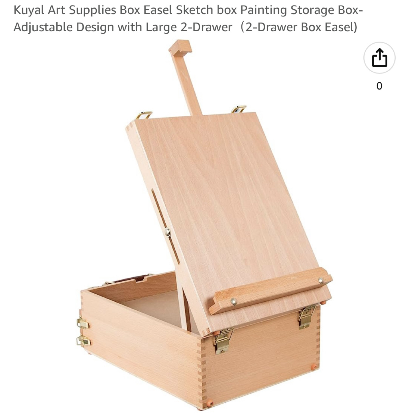 Artist storage and painting easel thumbnail