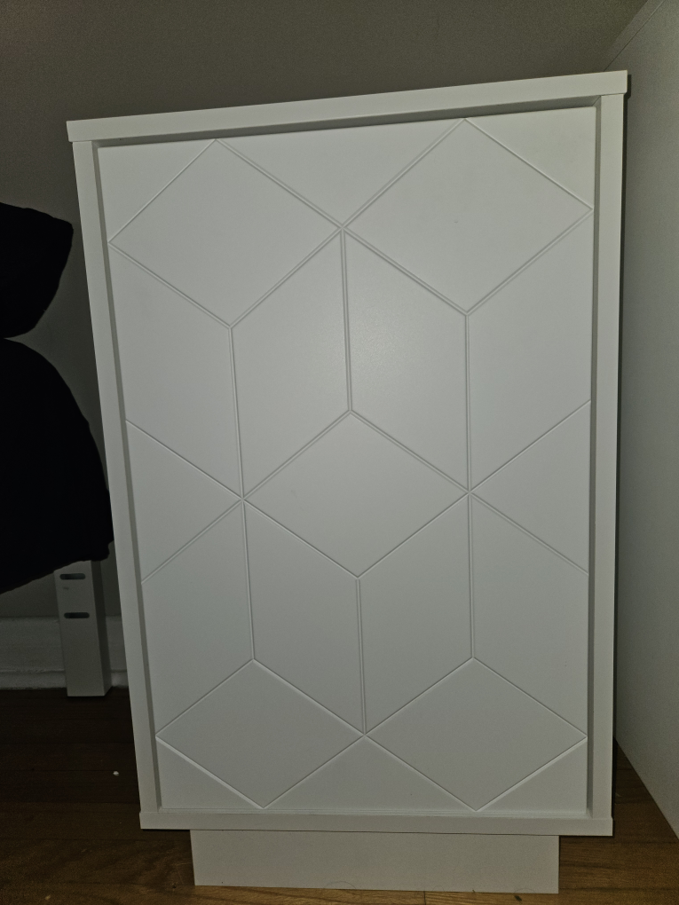 Modern nightstand and dresser w/geometric design - photo 2