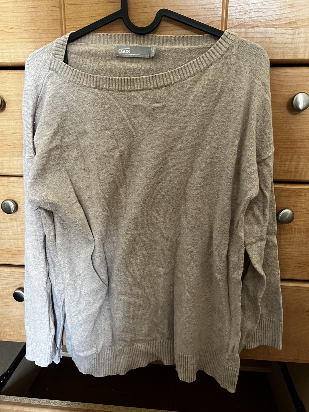 ASOS sweater with a big sleeve. Size 4