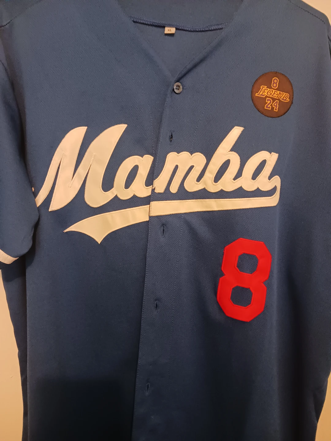 kobe mamba baseball shirt