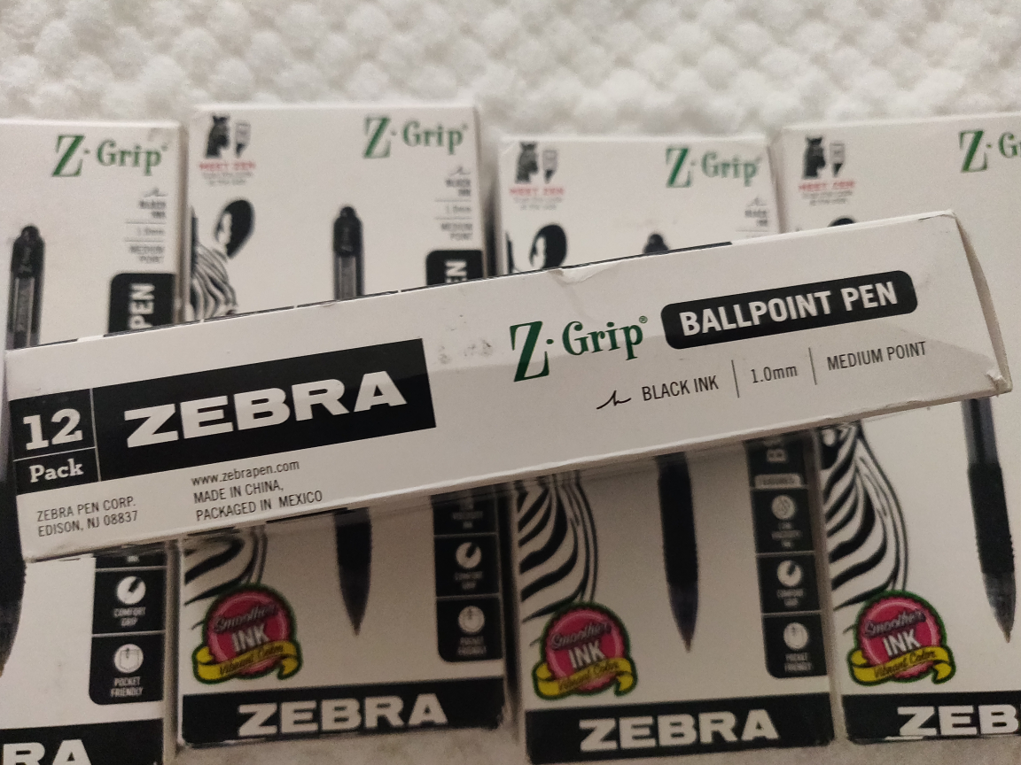 Zebra Pen Z-Grip Retractable Ballpoint Pen /each box image indicator(2)