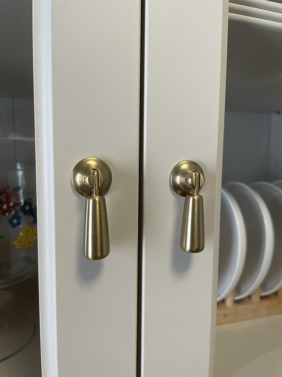 IKEA Cabinet with Glass Doors - photo 2