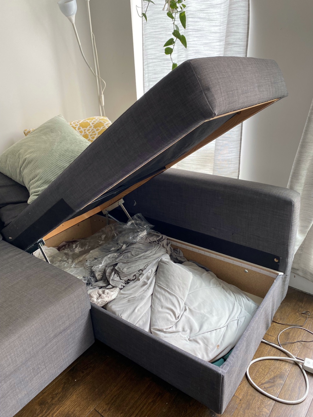 IKEA FRIHETEN sleeper sectional sofa - photo 2