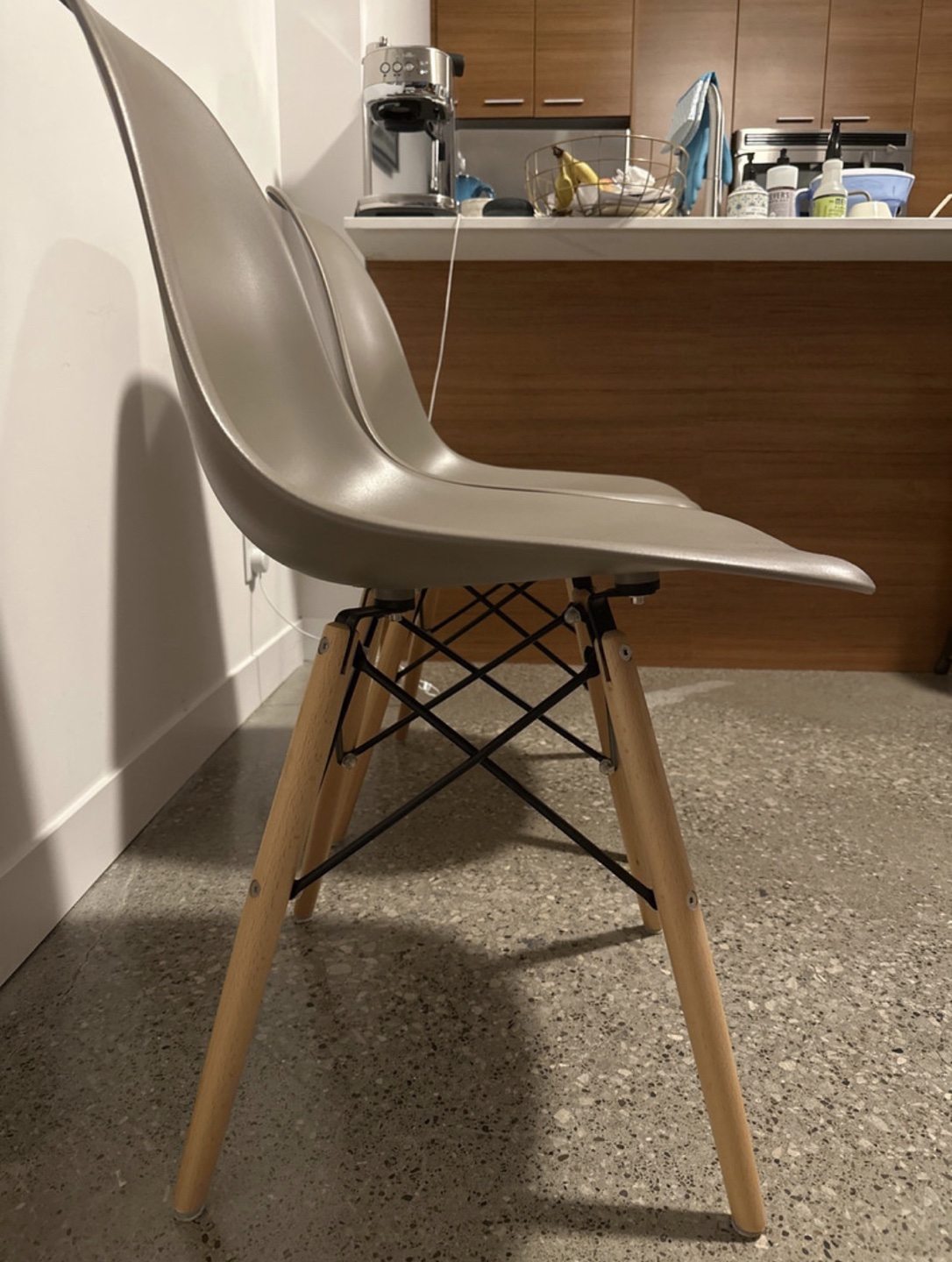 2 Structube Eiffel Chairs (Tan) - photo 2