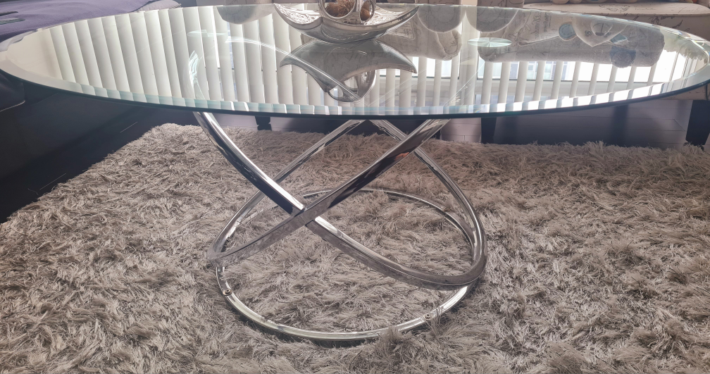 ACCENT GLASS COFFEE TABLE thumbnail