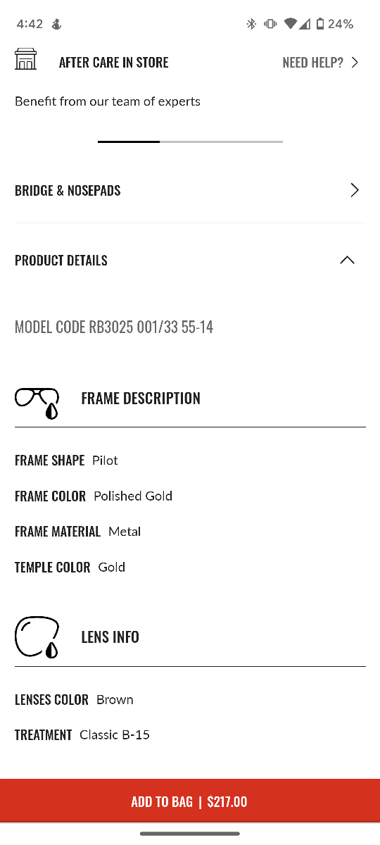 Ray-Ban sunglasses Aviator classic - photo 5
