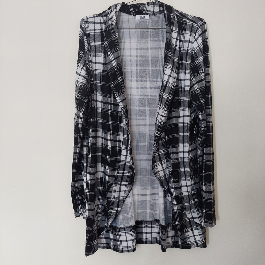 Plaid Cardigan-Ardenes thumbnail