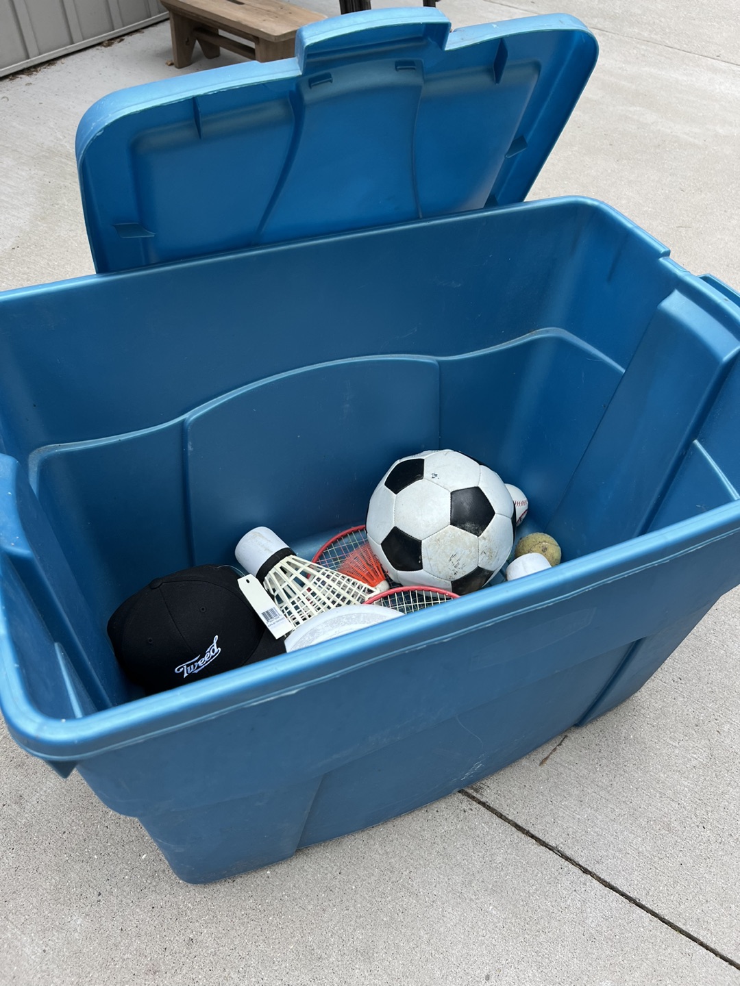 Large tote with sports play items image indicator(5)