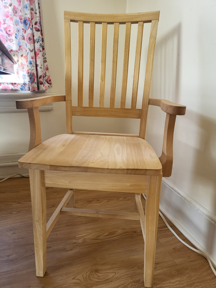 wooden armchair like new, moving sale - photo 2