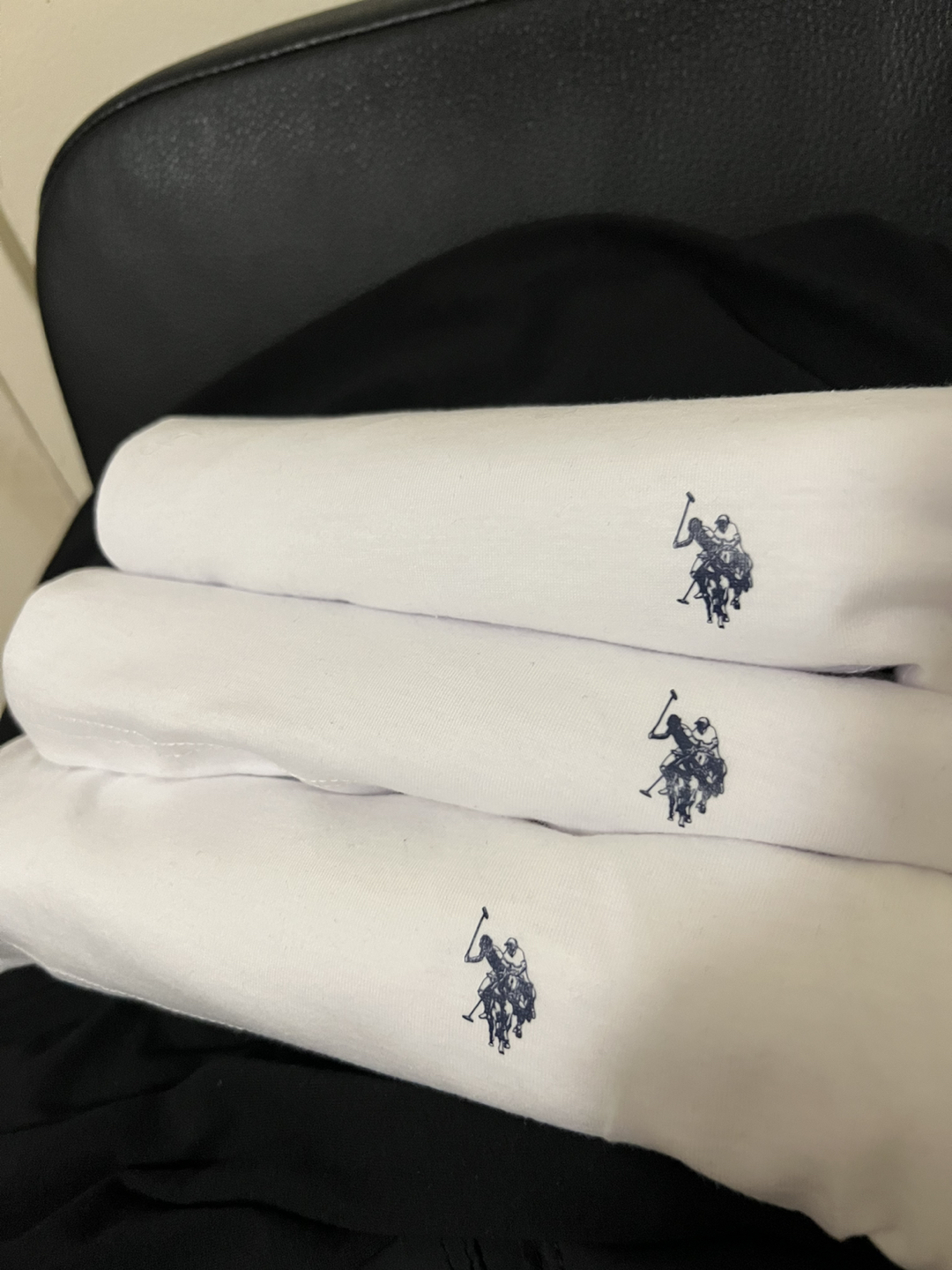 (2) Brand New USPA White T Shirts