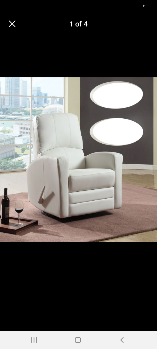 NEW Concord Baby Austin Swivel Glider Recliner Chair