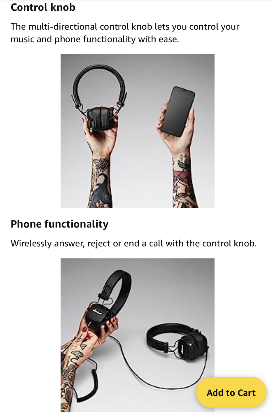 Marshall Major 3 headphone - photo 4