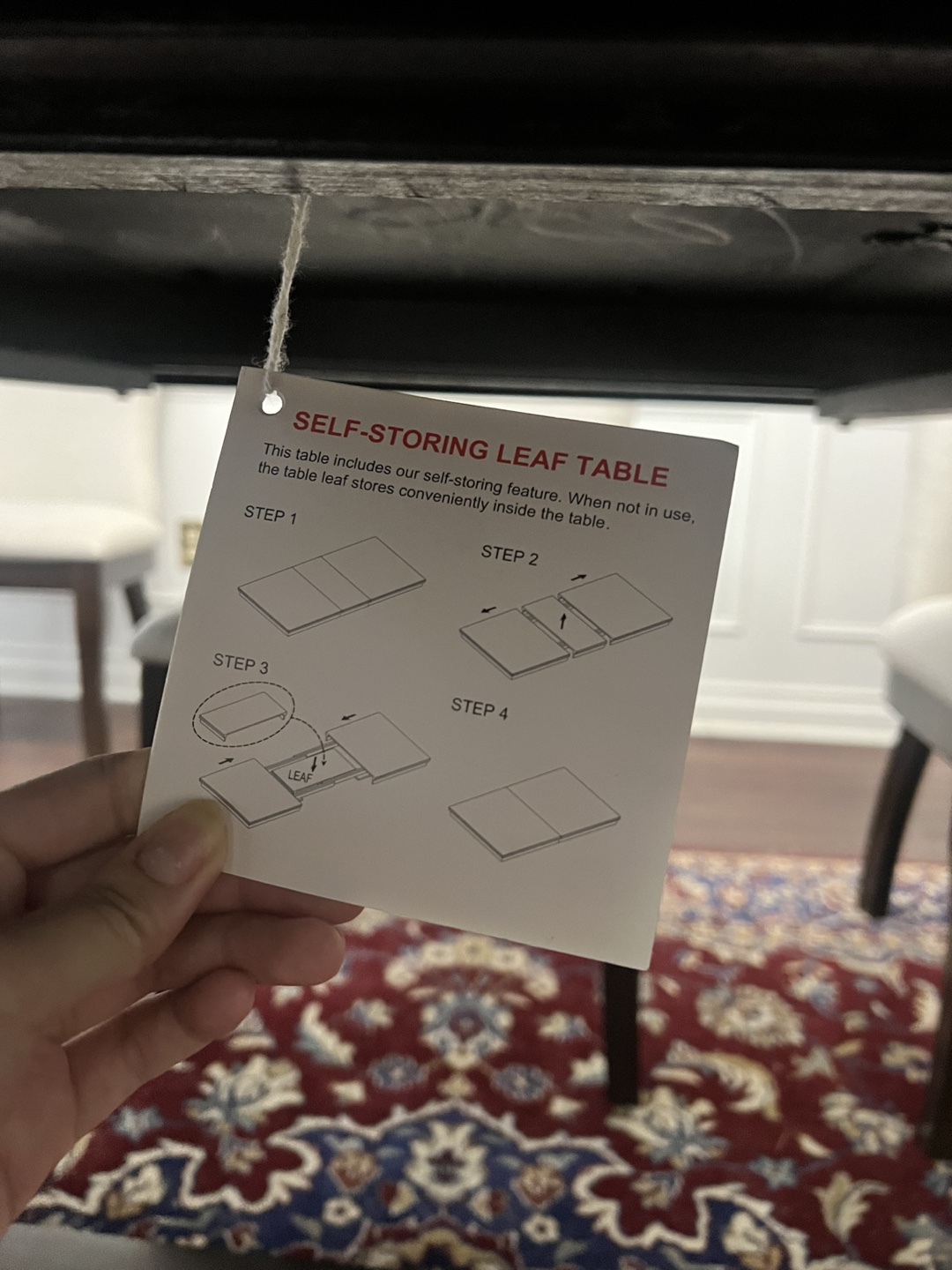 SEPARABLE DINING TABLE & CHAIR image indicator(7)