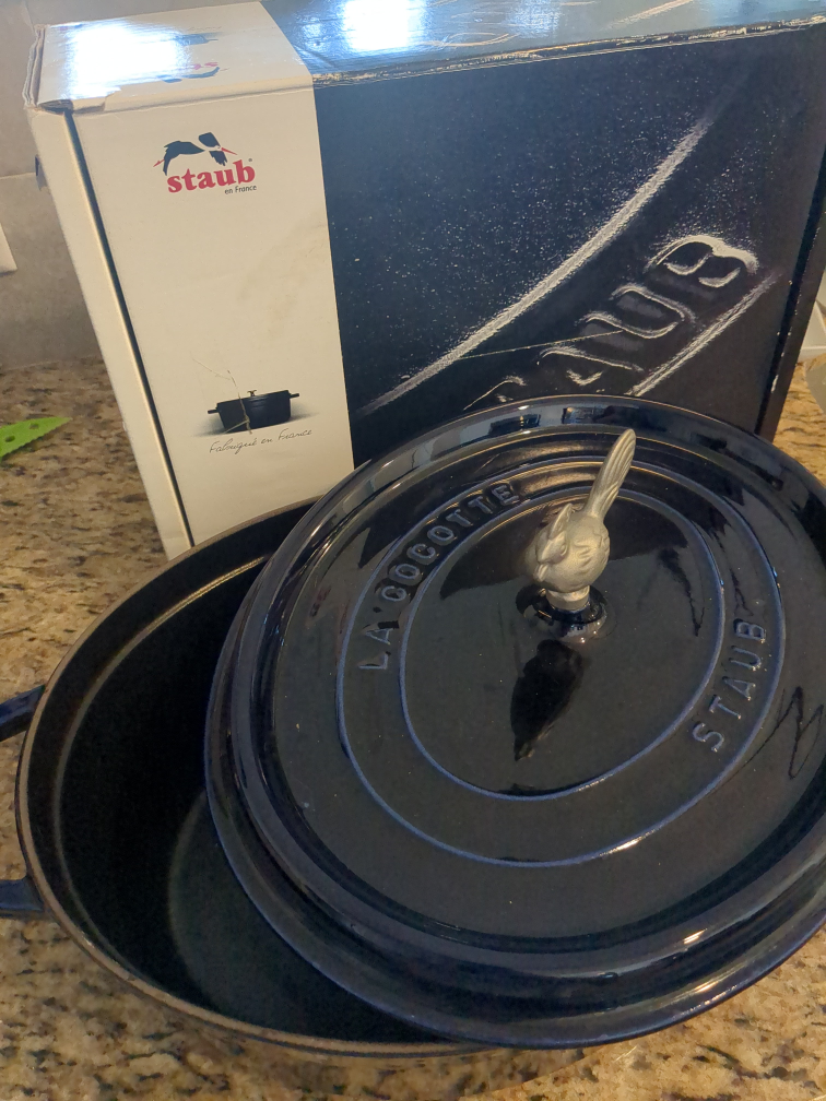 ☀️ Staub La Cocotte Staub (blue, rooster) - photo 3