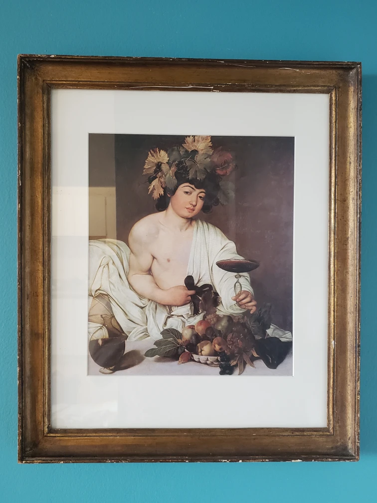Two framed prints for sale