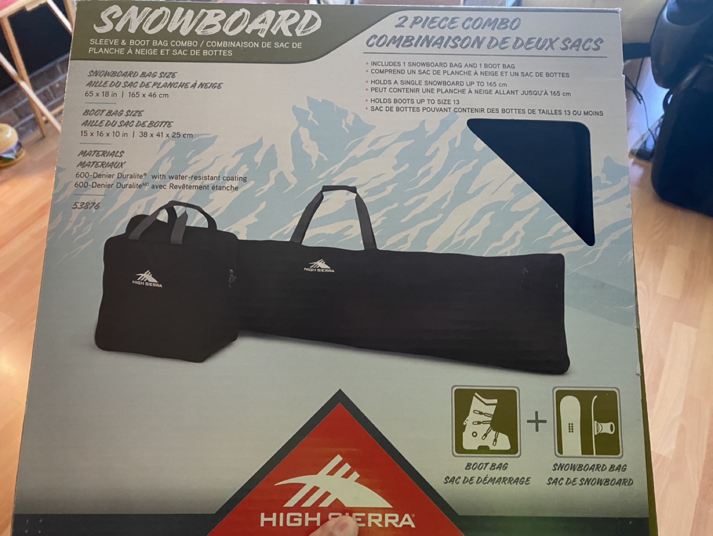 High Sierra Snowboard sleeve and Boot bag combo thumbnail