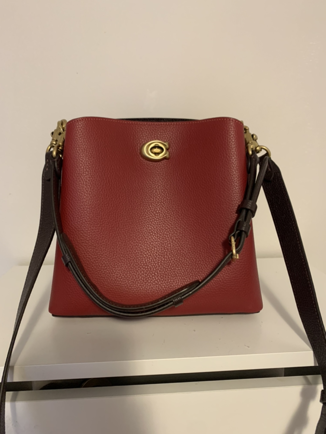Authentic Coach Willow bag in red