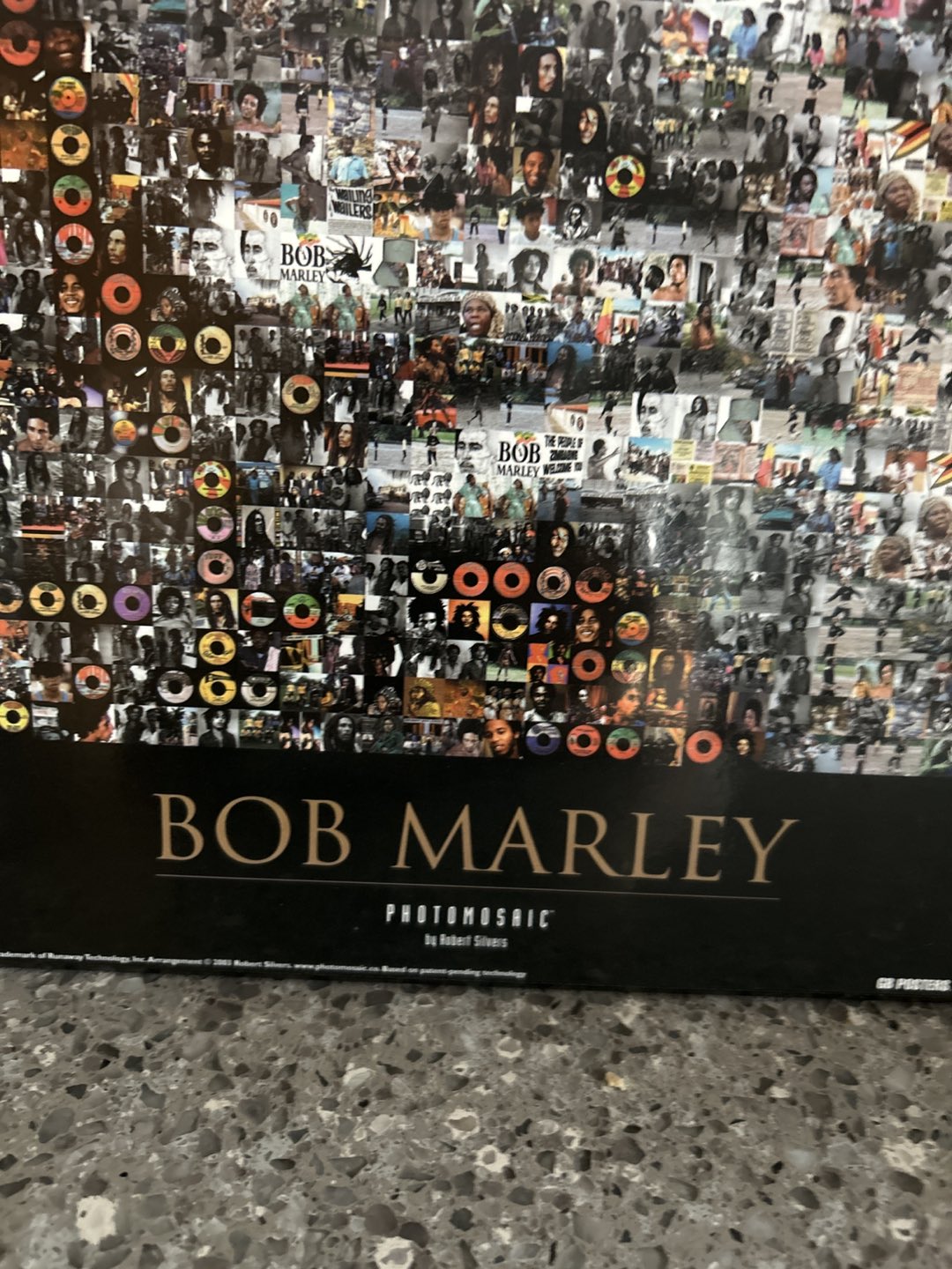 Bob Marley photo mosaic image indicator(4)