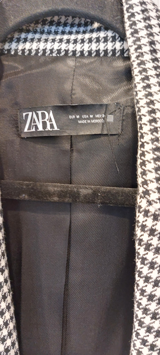 Zara Houndstooth Blazer - photo 3
