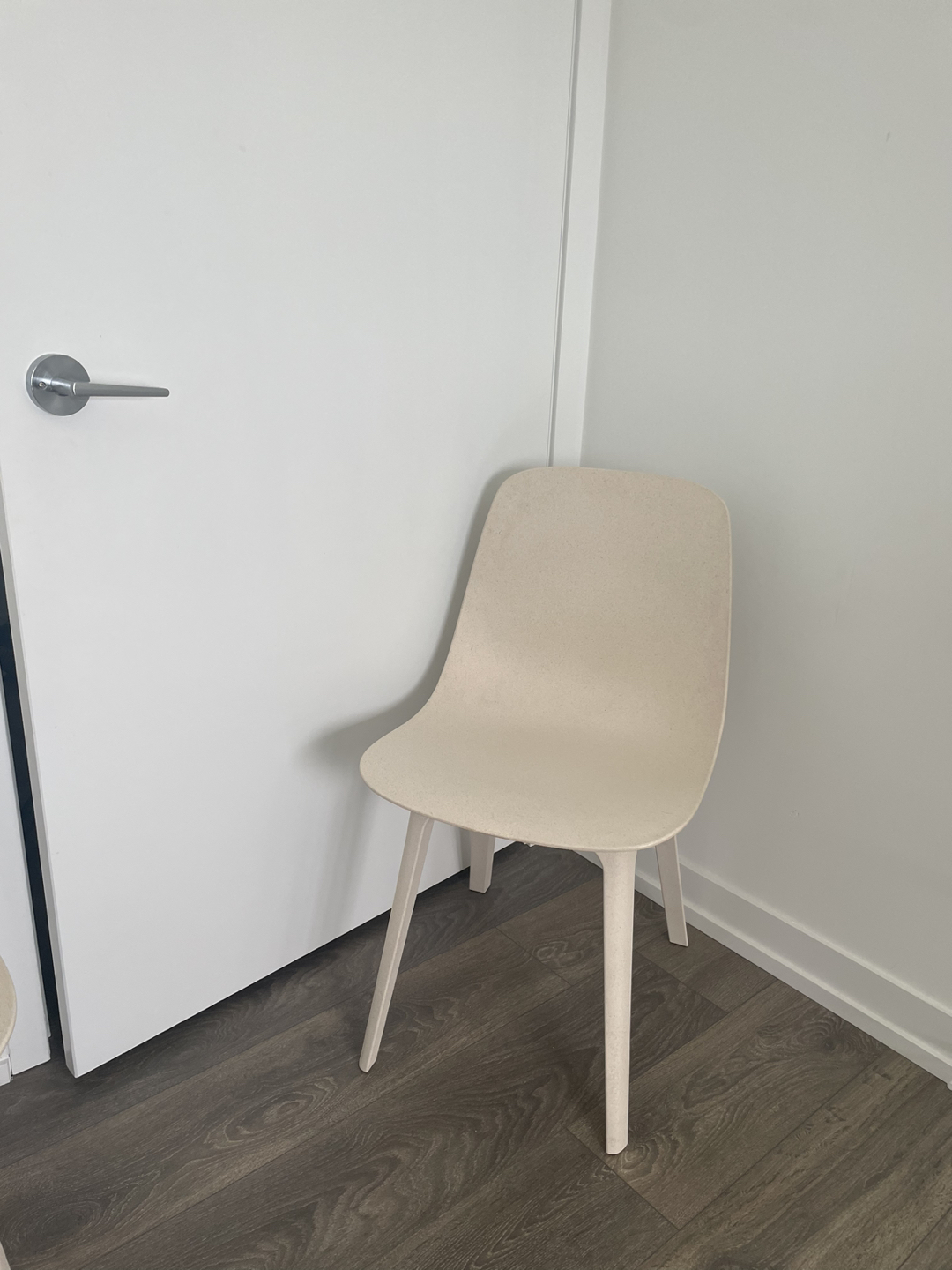 2 IKEA Odger chairs in beige