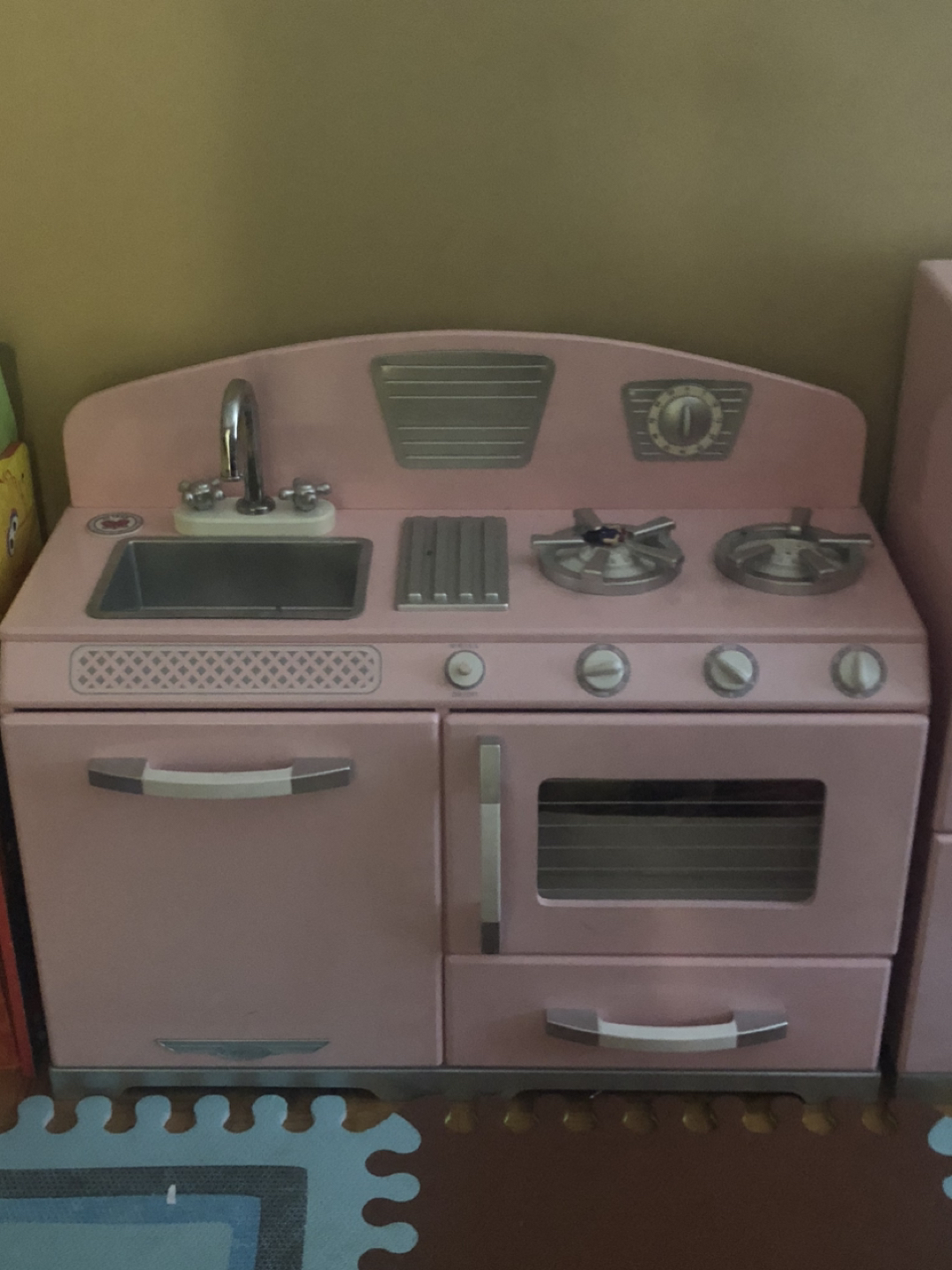 Kids Wooden Play Kitchen Set image indicator(2)