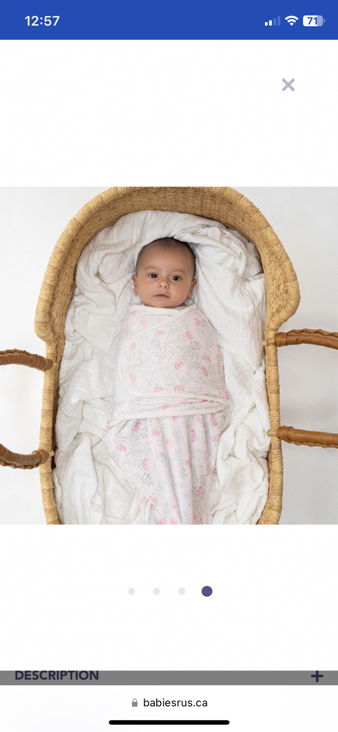 Aden + Anais swaddle wrap 0-3months - photo 3