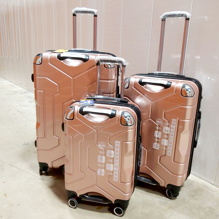 3 Piece Hardside Luggage Baggage Suitcase Large Medium Carry On image indicator(4)