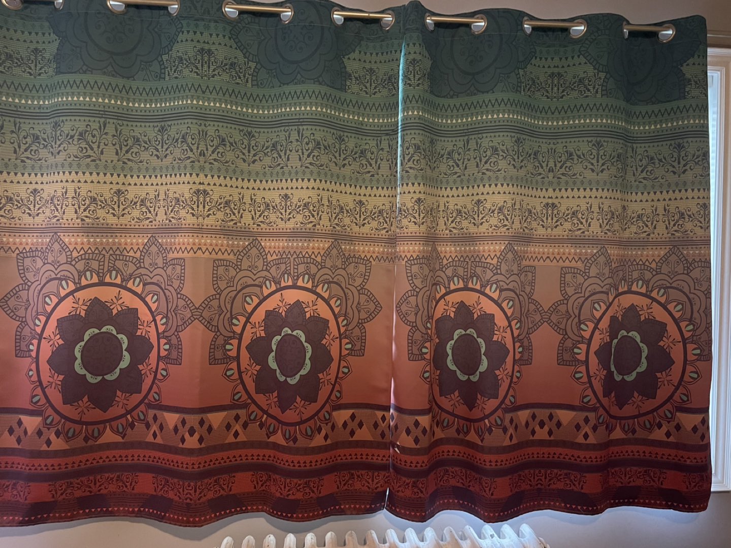 New age chakra Mandela drapes