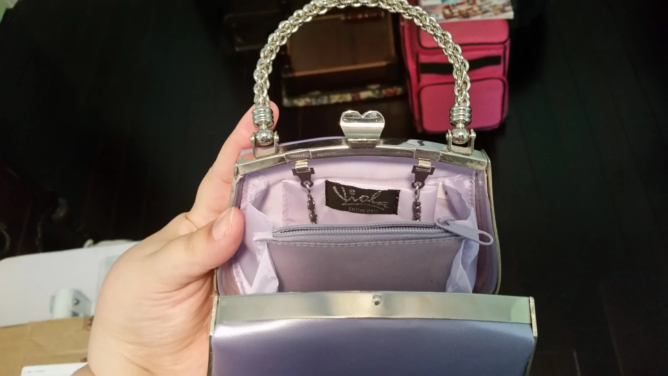 MAUVE CLUTCH PURSE🏈 image indicator(2)