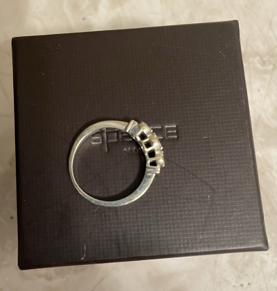 14k White Gold Engagement ring - photo 2